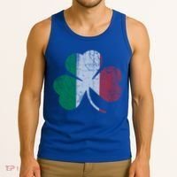Irish Italian Flag Shamrock Italia Gift Tank Top thumb 3