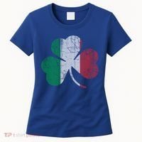 Irish Italian Flag Shamrock Italia Gift Women's T-Shirt thumb 0