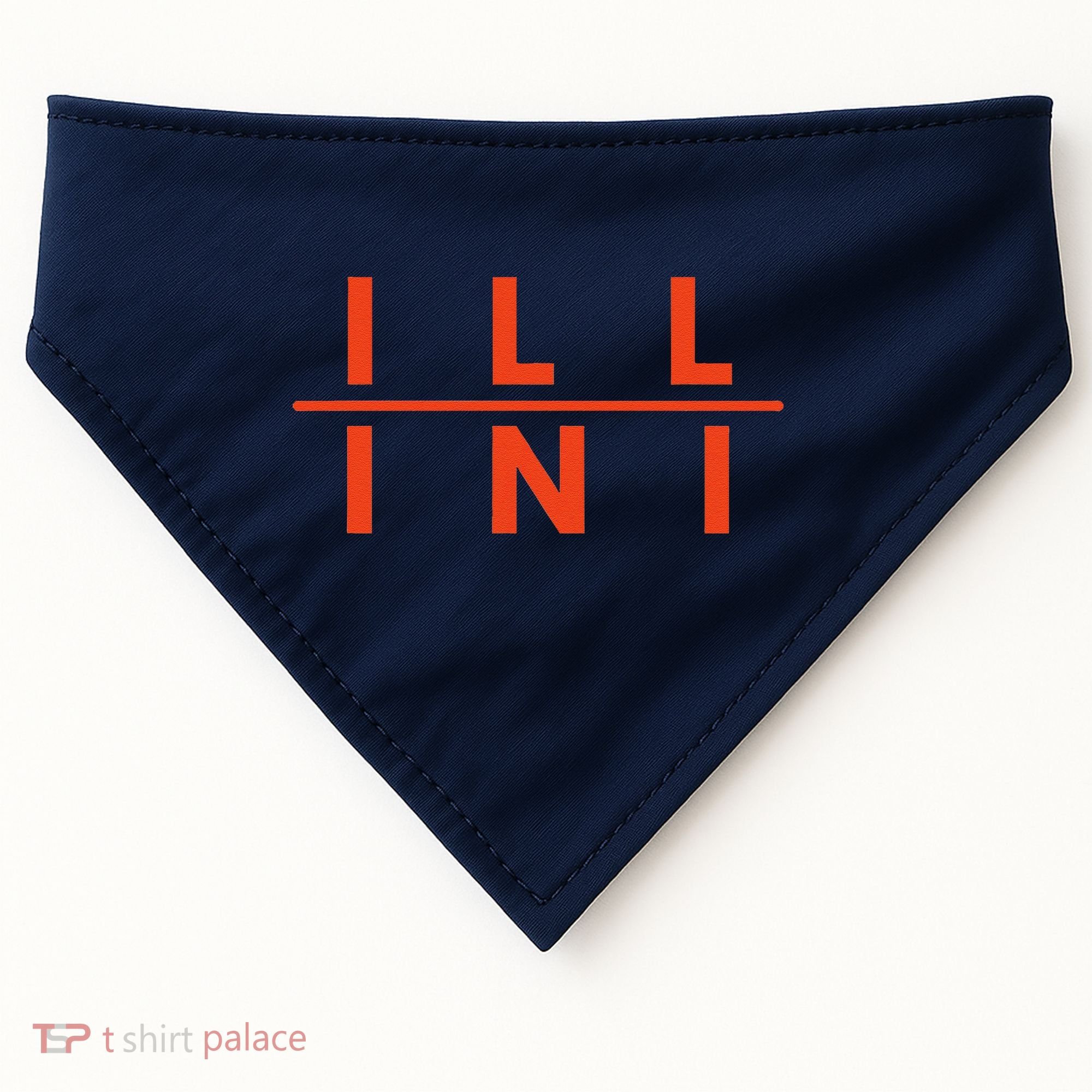 Illinois Il Fans USA-Made Doggie Bandana