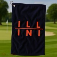 Illinois Il Fans Golf Towel thumb 1