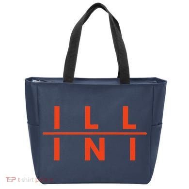 Illinois Il Fans Tote Bag