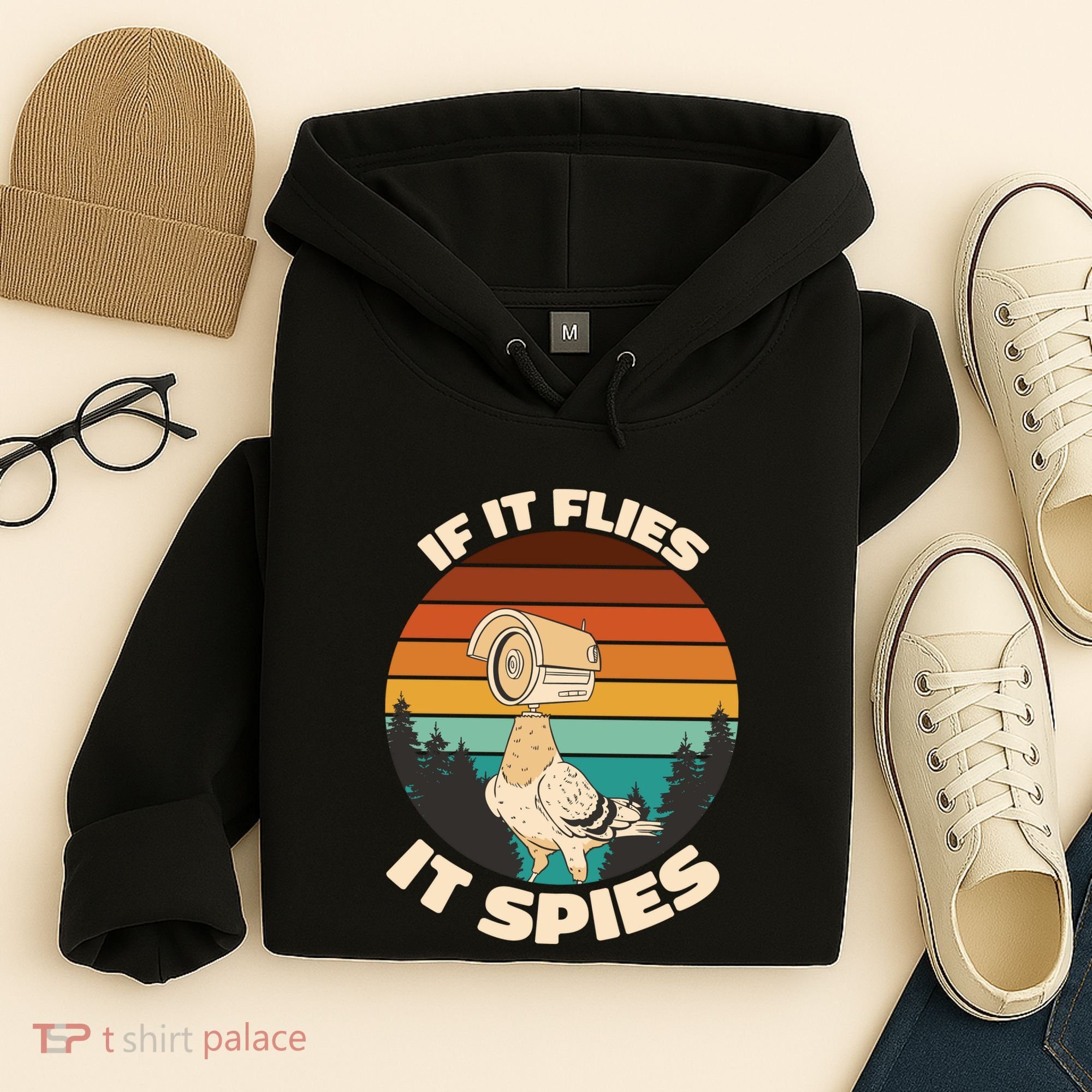 If It Flies It Spies Bird Watcher Government Spying Hoodie