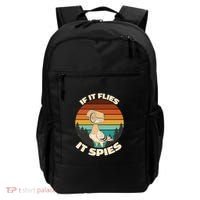 If It Flies It Spies Bird Watcher Government Spying Backpack thumb 0