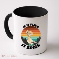 If It Flies It Spies Bird Watcher Government Spying Coffee Mug thumb 0