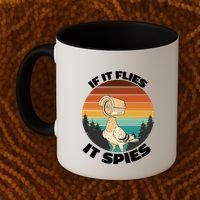 If It Flies It Spies Bird Watcher Government Spying Coffee Mug thumb 2
