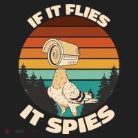 If It Flies It Spies Bird Watcher Government Spying Hat thumb 2