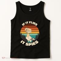If It Flies It Spies Bird Watcher Government Spying Tank Top thumb 2