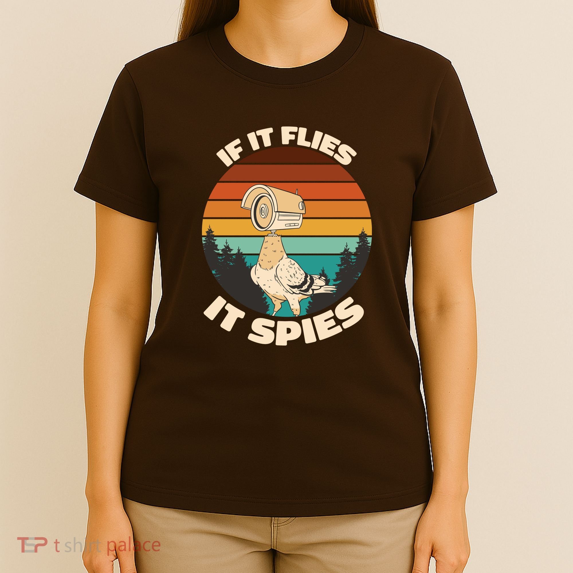 If It Flies It Spies Bird Watcher Government Spying T-Shirt