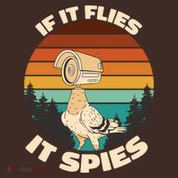 If It Flies It Spies Bird Watcher Government Spying Mousepad thumb 1