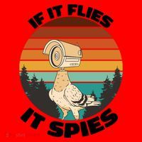 If It Flies It Spies Bird Watcher Government Spying Santa Hat thumb 1