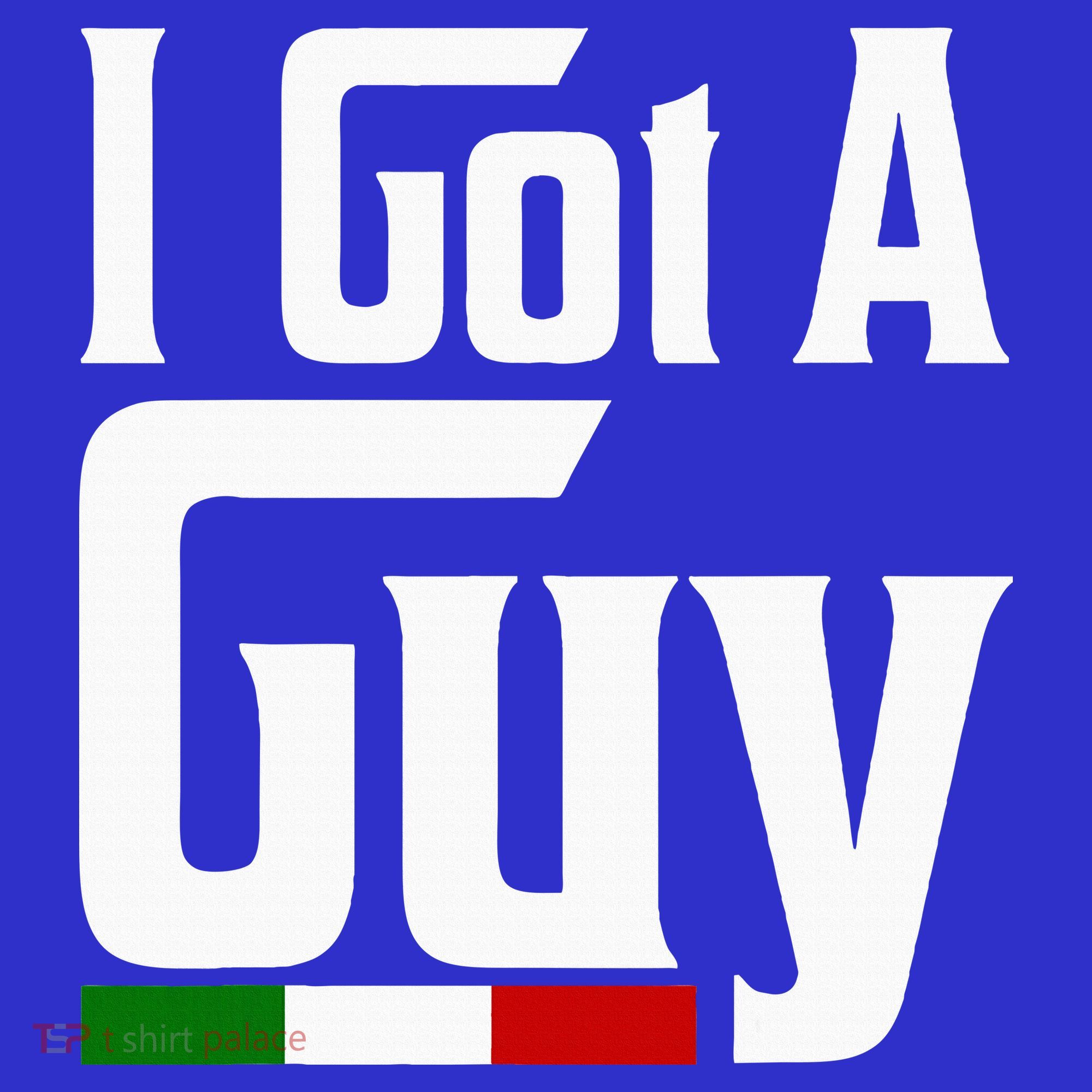 Italian I Got A Guy Vintage Italia Flag Patriotics T-Shirt