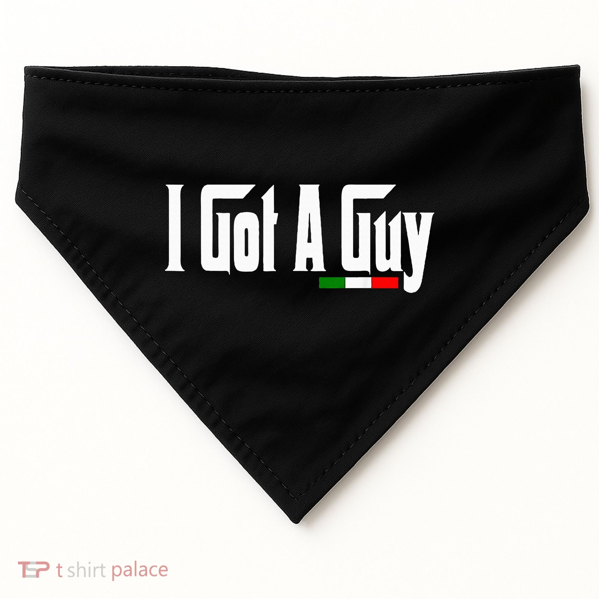 Italian I Got A Guy USA-Made Doggie Bandana