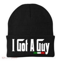 Italian I Got A Guy Beanie thumb 0