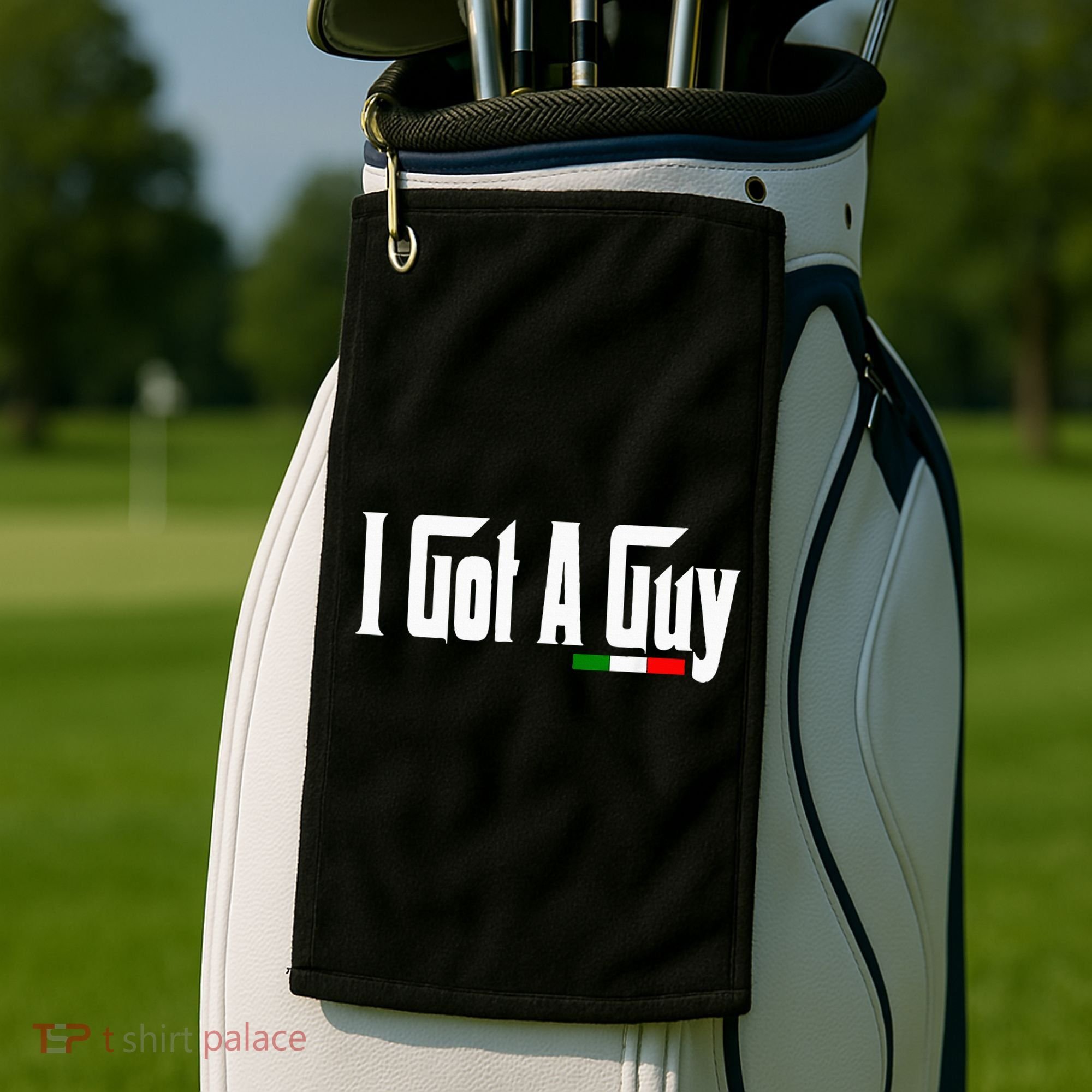 Italian I Got A Guy Golf Towel