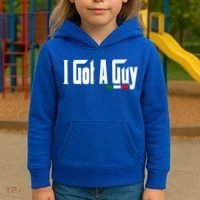 Italian I Got A Guy Kids Hoodie thumb 3