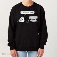 Is It Gluten Free Two Sharks Graphic Women's Sweatshirt thumb 0