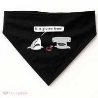 Is It Gluten Free Two Sharks Graphic USA-Made Doggie Bandana thumb 0