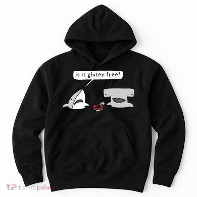 Is It Gluten Free Two Sharks Graphic Hoodie