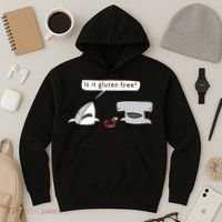 Is It Gluten Free Two Sharks Graphic Hoodie thumb 3