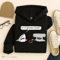 Is It Gluten Free Two Sharks Graphic Hoodie thumb 4