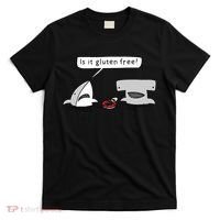 Is It Gluten Free Two Sharks Graphic T-Shirt thumb 0