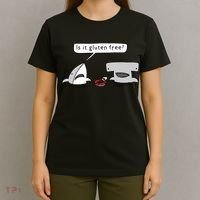 Is It Gluten Free Two Sharks Graphic T-Shirt thumb 4