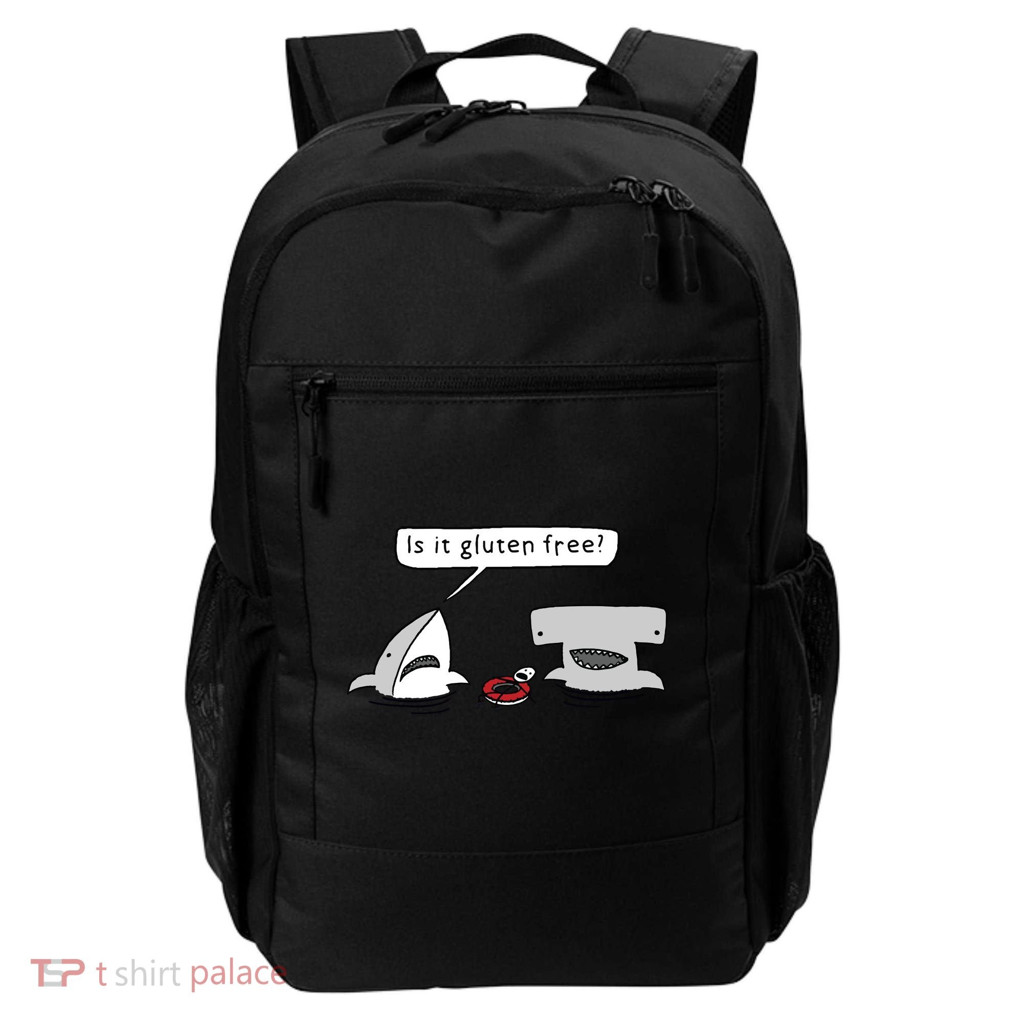 Is It Gluten Free Two Sharks Graphic Backpack