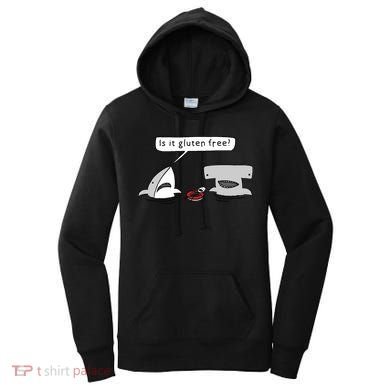 Is It Gluten Free Two Sharks Graphic Women's Hoodie