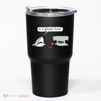 Is It Gluten Free Two Sharks Graphic Tumbler thumb 0
