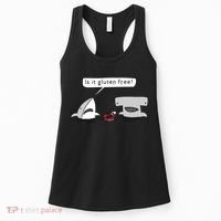 Is It Gluten Free Two Sharks Graphic Women's Tank Top thumb 0