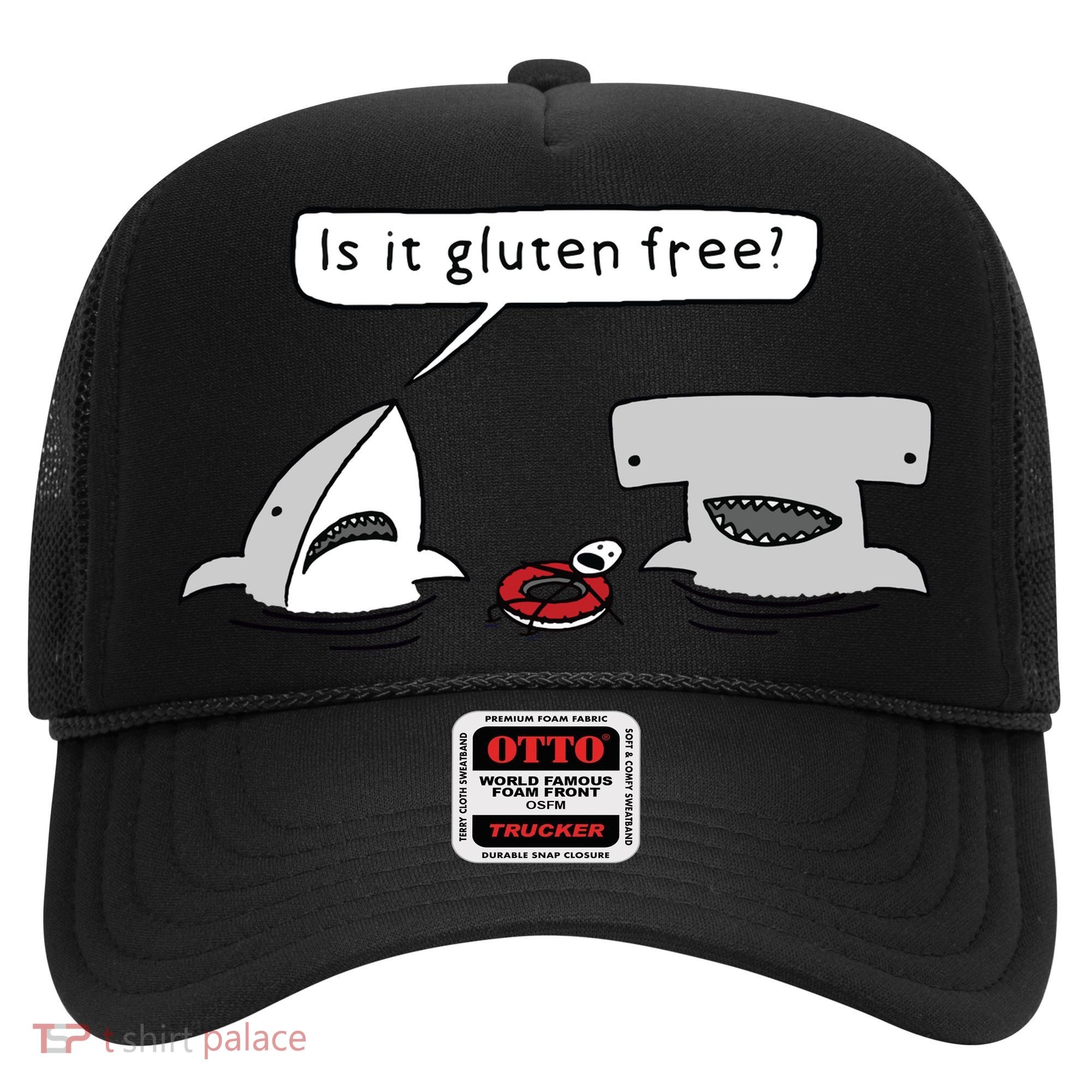 Is It Gluten Free Two Sharks Graphic Hat