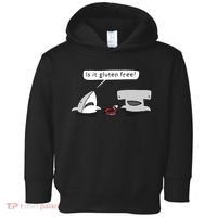 Is It Gluten Free Two Sharks Graphic Toddler Hoodie thumb 0