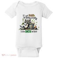 If I Got Paid For Pissing People Off Funny Raccoon Saying Baby Bodysuit thumb 0