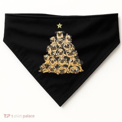 It Is Going To Be A Pug Christmas Tree USA-Made Doggie Bandana