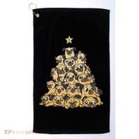 It Is Going To Be A Pug Christmas Tree Golf Towel thumb 0