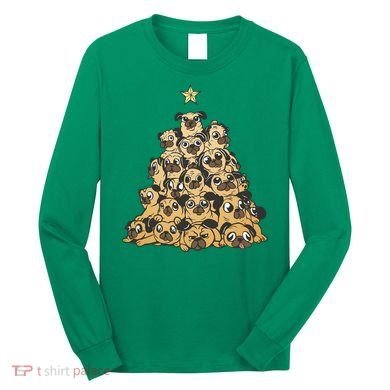 It Is Going To Be A Pug Christmas Tree Long Sleeve Shirt
