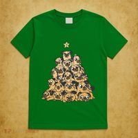 It Is Going To Be A Pug Christmas Tree T-Shirt thumb 5