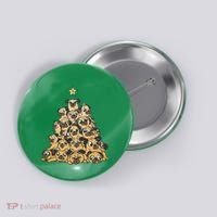 It Is Going To Be A Pug Christmas Tree Button thumb 0