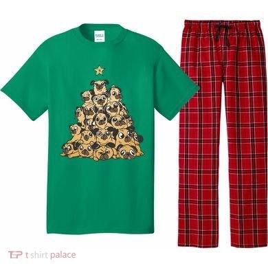 It Is Going To Be A Pug Christmas Tree Pajama Set