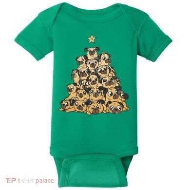 It Is Going To Be A Pug Christmas Tree Baby Bodysuit