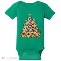 It Is Going To Be A Pug Christmas Tree Baby Bodysuit thumb 0