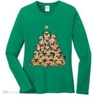 It Is Going To Be A Pug Christmas Tree Women's Long Sleeve Shirt thumb 0