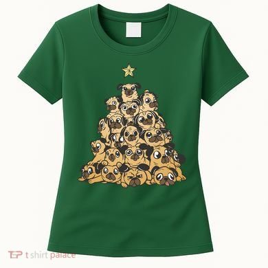 It Is Going To Be A Pug Christmas Tree Women's T-Shirt
