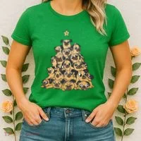 It Is Going To Be A Pug Christmas Tree Women's T-Shirt thumb 2