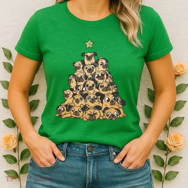 It Is Going To Be A Pug Christmas Tree Women's T-Shirt