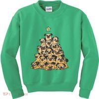 It Is Going To Be A Pug Christmas Tree Kids Sweatshirt thumb 0