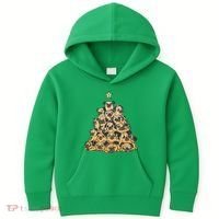 It Is Going To Be A Pug Christmas Tree Kids Hoodie thumb 0