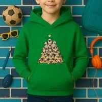 It Is Going To Be A Pug Christmas Tree Kids Hoodie thumb 2