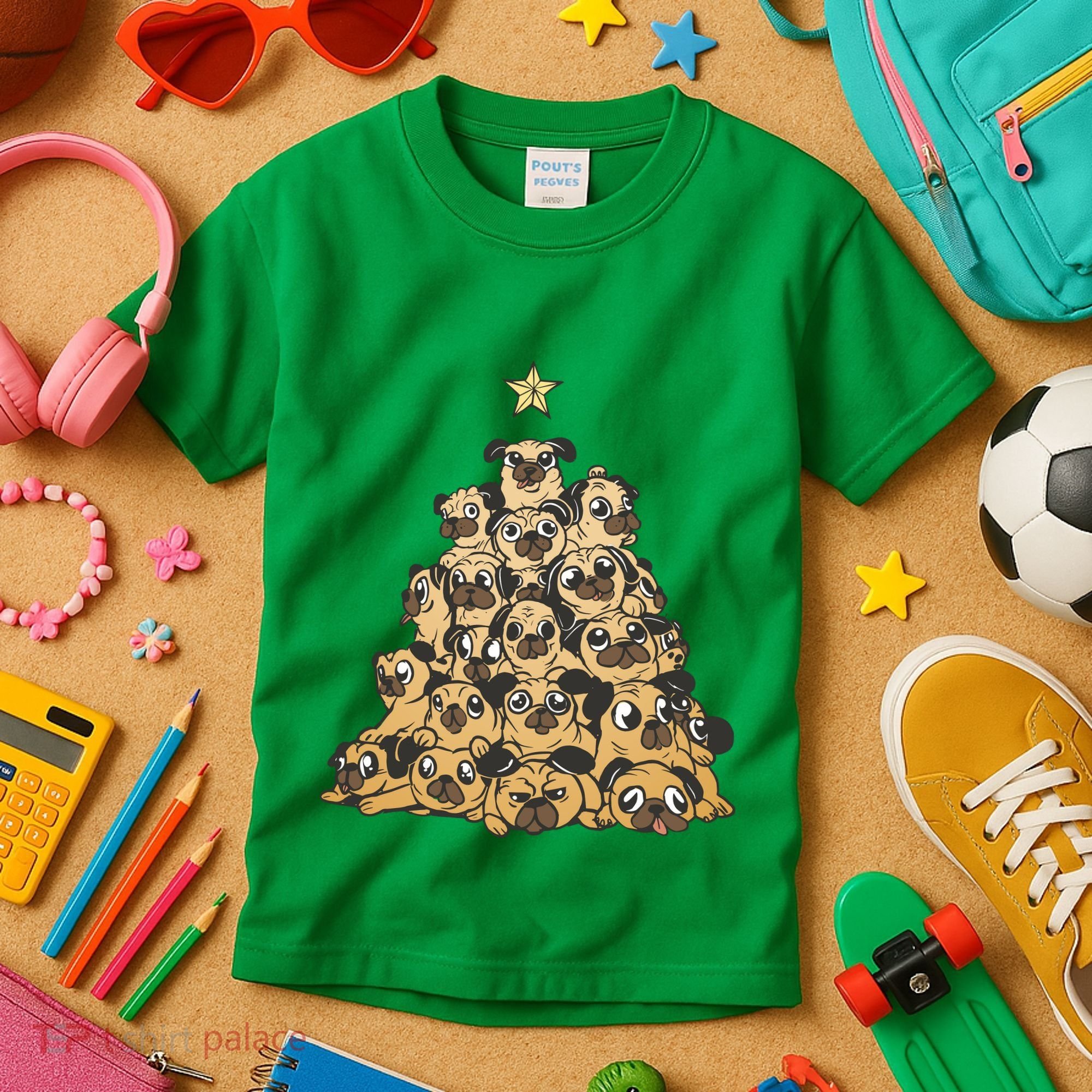 It Is Going To Be A Pug Christmas Tree Kids T-Shirt