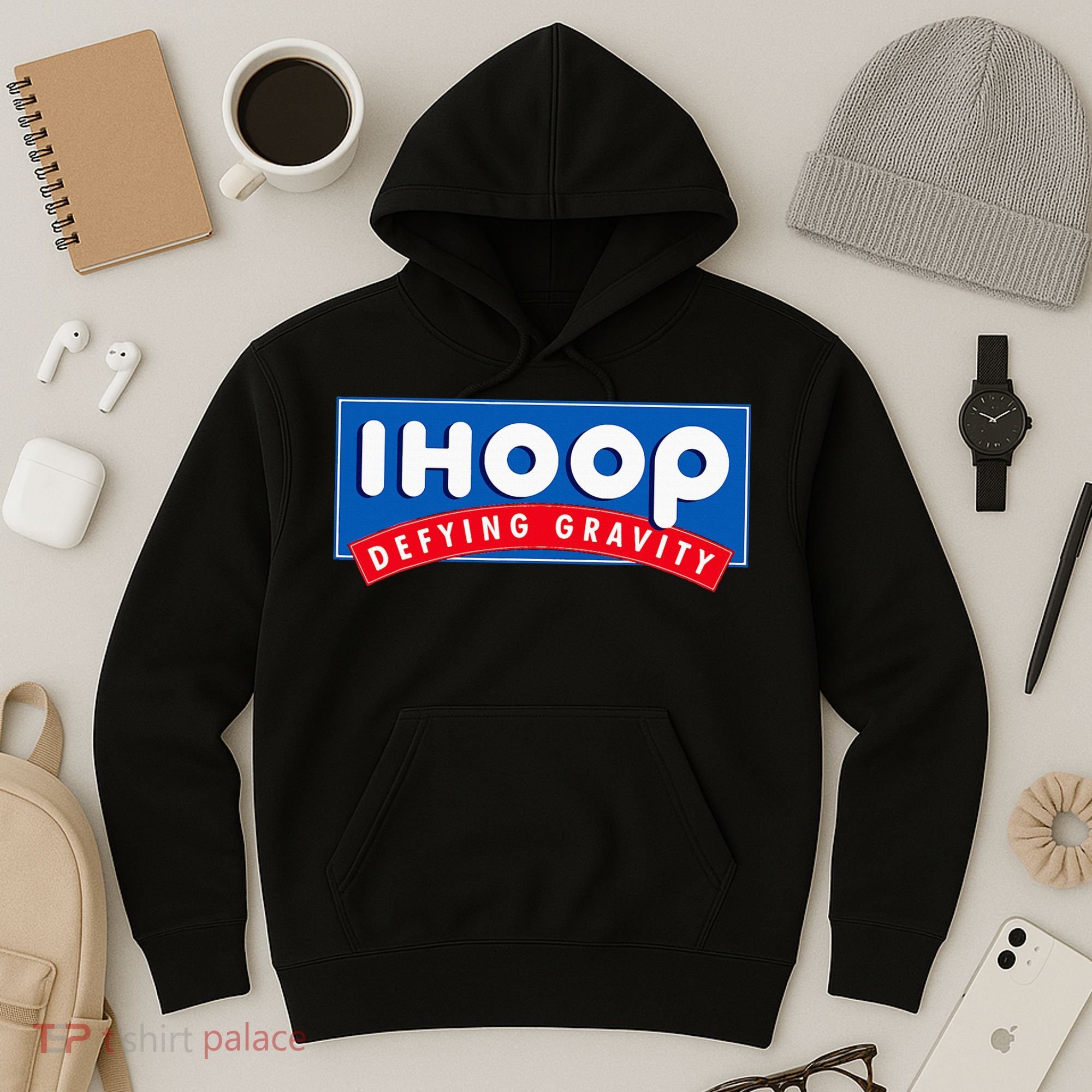 Ihoop I Hoop Defying Gravity Basketball & Basketballer Hoodie